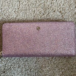 Kate Spade Rose Gold Slim continental wallet